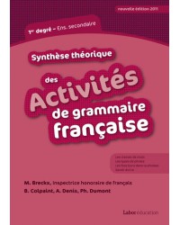 Activités de grammaire française - Synthèse - 1er degré